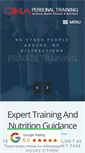 Mobile Screenshot of dnapersonaltraining.com